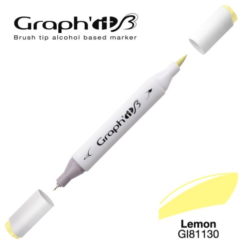 GRAPH'IT Brush kétvégű alkoholos marker - 1130 - Lemon (citrom)
