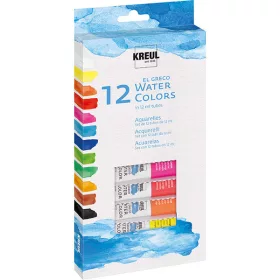 Kreul el Greco akvarellfesték készlet, 12 ml - 12 db