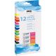 Kreul el Greco akvarellfesték készlet, 12 ml - 12 db