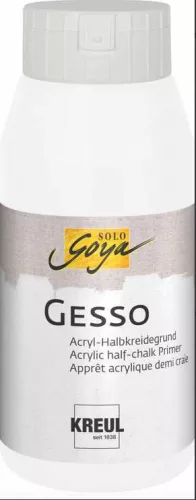 Kreul Solo Goya Gesso, akrilfesték alapozó - fehér, 750 ml
