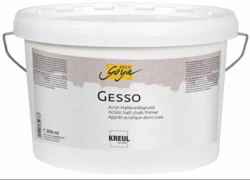 Kreul Solo Goya Gesso, akrilfesték alapozó - fehér, 2500 ml