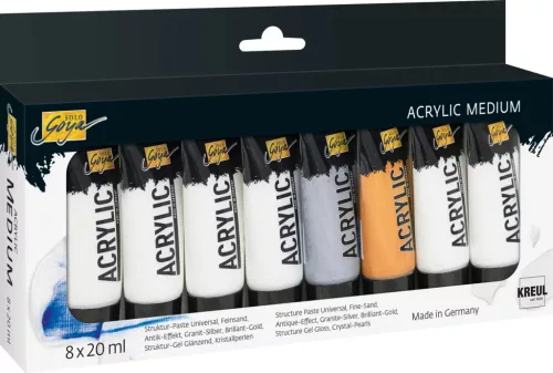 KREUL Solo Goya akril médium, 20 ml - 8 db