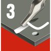 Essdee '3 az 1-ben' linómetsző készlet, 5 darabos
