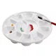 Meeden porcelán paletta, 12 rekesszel