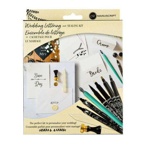 Manuscript Wedding Lettering & Sealing készlet