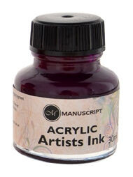 Manuscript Acrylic Artist Ink akriltinta, 30 ml, Lila