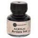 Manuscript Acrylic Artist Ink akriltinta, 30 ml, Fekete