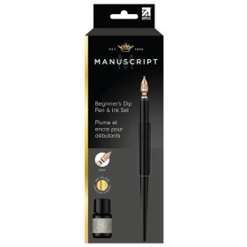 Manuscript kalligráfia kezdő készlet tintával - arany