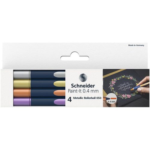 Schneider Paint-It metál rollertoll - 4 db