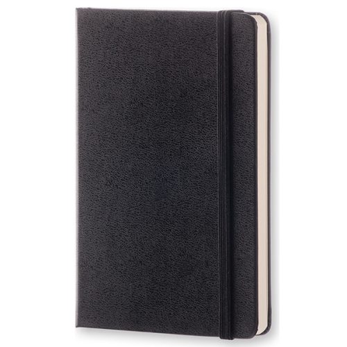 Moleskine Pocket Notebook, pontozott - kemény borító, 9 x 14 cm, fekete