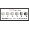Tombow Mono grafit ceruza 6db + Mono Zero radír egy készletben