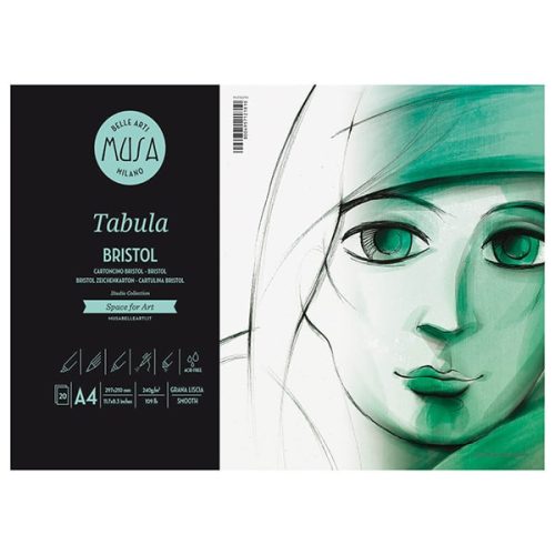MUSA Tabula bristol papírtömb, 240 g, több méretben, 21x29,7 cm (A4)