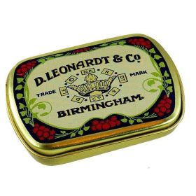 Leonardt tollhegy tartó fémdoboz