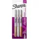 Sharpie Permanent Marker Fine alkoholos filc készlet 3 db-os metál színek