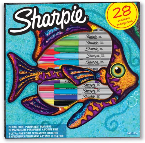 Sharpie Permanent alkoholos filckészlet, 28 db - Hal
