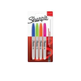   Sharpie Permanent Marker Fine alkoholos filc készlet 4 db-os élénk színek
