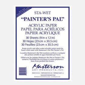   Masterson Sta-Wet Painter's Pal nedves paletta - papír utántöltés, 30 db