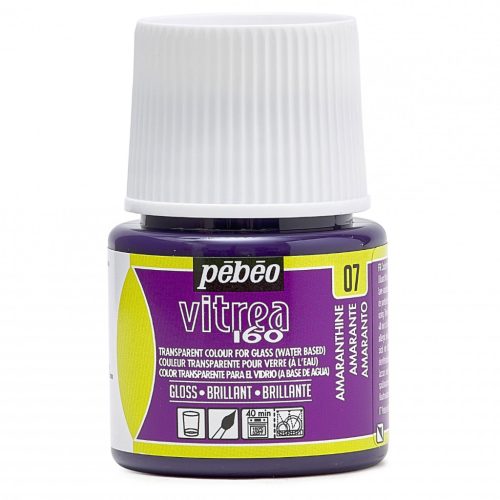 Pébéo Vitrea 160 üvegfesték, 45 ml - több színben, Bársony (Amaranthe)