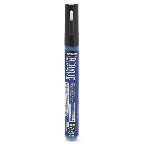 Pébéo akril dekormarker - 1.2 mm, Cián