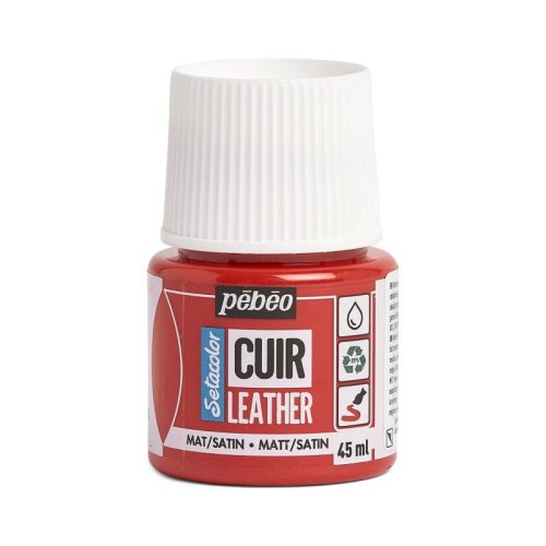 Pébéo Setacolor bőrfesték, 45 ml - több színben, Intense Red
