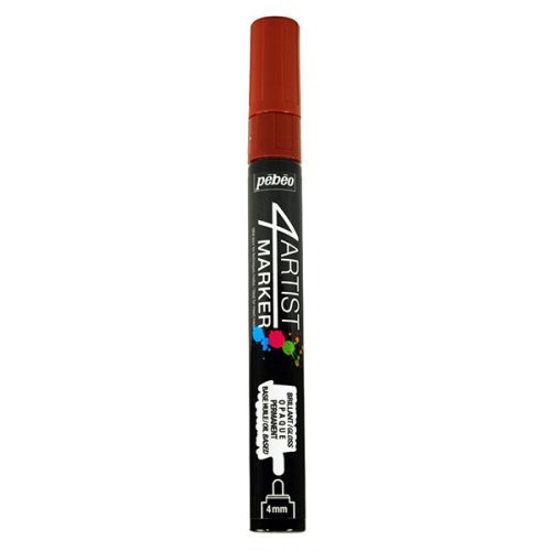 Pébéo 4artist olajbázisú marker - 4 mm, barna