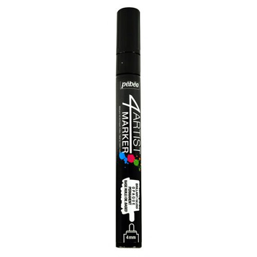 Pébéo 4artist olajbázisú marker - 4 mm, fekete