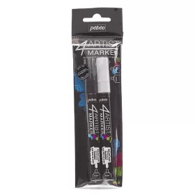   Pébéo 4artist olajbázisú marker, 2 db - 4 mm, fekete és fehér