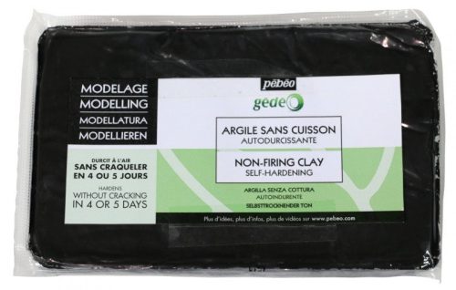 Pébéo Gédéo levegőn száradó agyag - 1,5 kg, Fekete