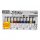 Pébéo Studio akrilfesték, 20 ml - 10 darabos készlet, ecsettel