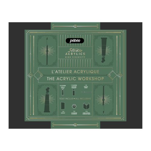 Pébéo Studio akrilfesték - Alap kezdőkészlet