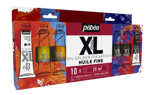 Pébéo XL Fine olajfesték, 20 ml - 10 darabos készlet