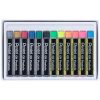 Pentel olajpasztell kréta, 12 db - fluoreszkáló és metál színek