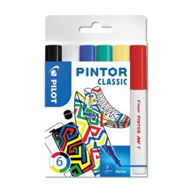   Pilot Pintor dekormarker készlet, F - 6 db, klasszikus színek