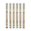 Sakura Pigma Micron toll, 6 db-os színes készletek, 01 (0,25 mm)