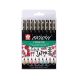 Sakura Pigma Brush ecsetfilc 9 db-os készlet