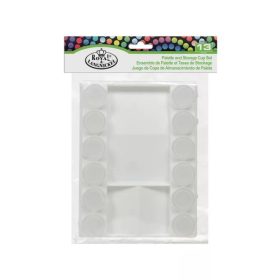 Royal & Langnickel zárható tégelyes paletta