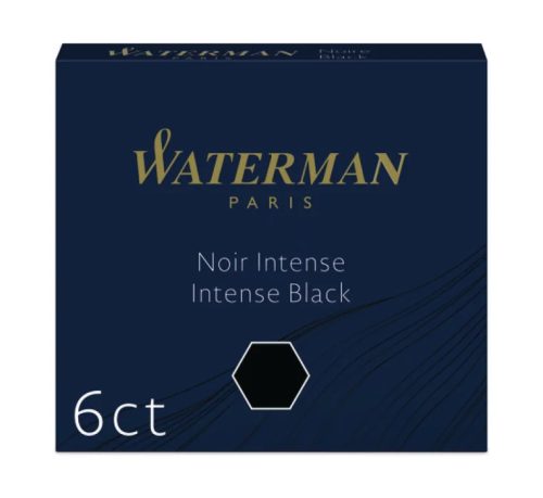 Waterman tintapatron, kicsi - több színben, Fekete