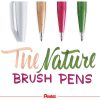Pentel Touch Sign ecsetfilc, 4 db-os készlet 'Nature'