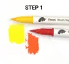 PENTEL Brush Sign Pen Twin ecsetfilc készlet - Urban