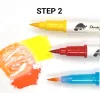 PENTEL Brush Sign Pen Twin ecsetfilc készlet - Manga