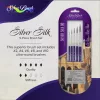 Silver Brush Silver Silk ecsetkészlet, kerek - 5 db