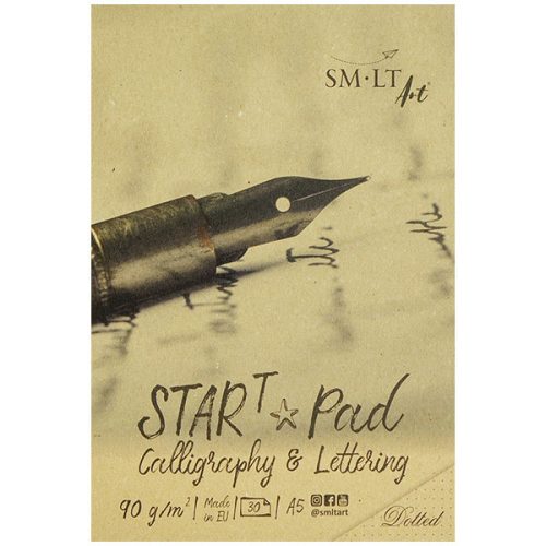 SMLT Start kalligráfia tömb, 90 g - pontozott, 14,8x21 cm (A5)