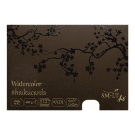 SMLT haiku kártyák - akvarell, 400 g, 100% pamut