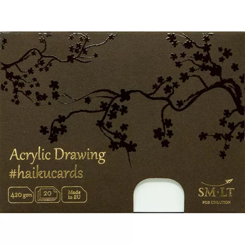 SMLT haiku kártyák - akril, 400 g, 20 lapos