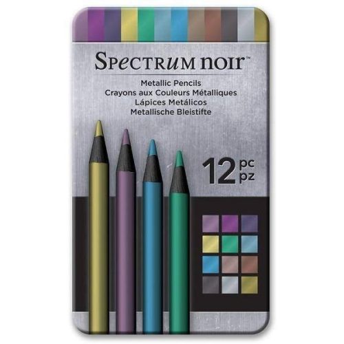 Spectrum Noir Metallic metálceruza készlet, 12 db