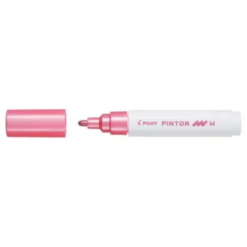 Pilot Pintor dekormarker M (1,4 mm), több színben, Metál rózsaszín