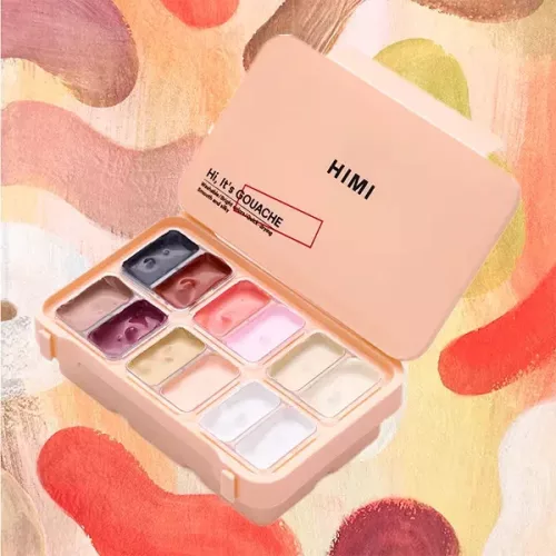 HIMI Twin Cup Gouache készlet, peach - 12 db, lovely portait