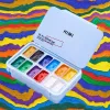 HIMI Twin Cup Gouache készlet, ice blue - 12 db, very basic