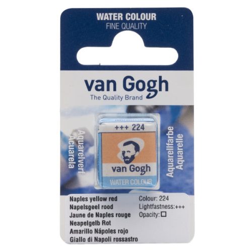 Talens Van Gogh akvarell festék színenként, 224 - Naples yellow red