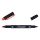 Tombow Mono Edge kétvégű szövegkiemelő, Red